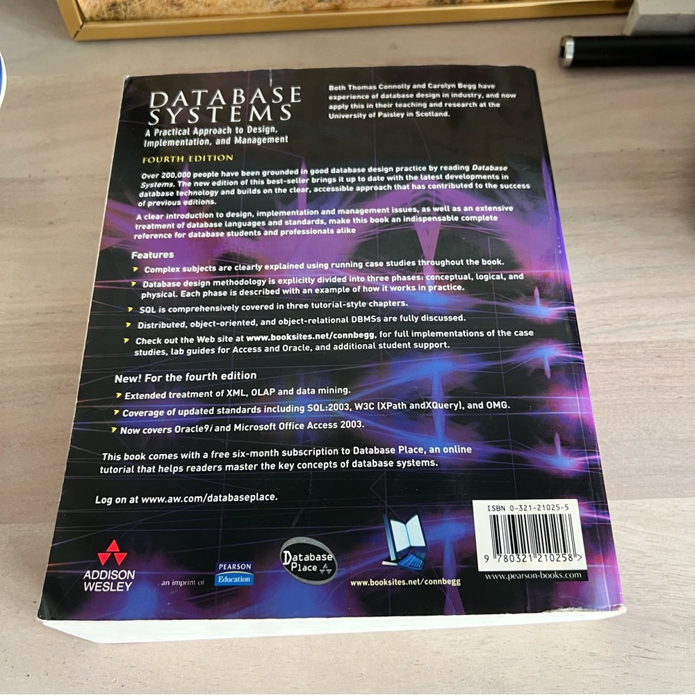 DataBase Systems fourth edition - Picture 4 of 4